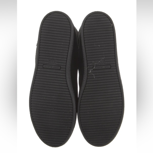 Tory Burch Black Suede Mid-Calf Boots 9 - Picture 5 of 5